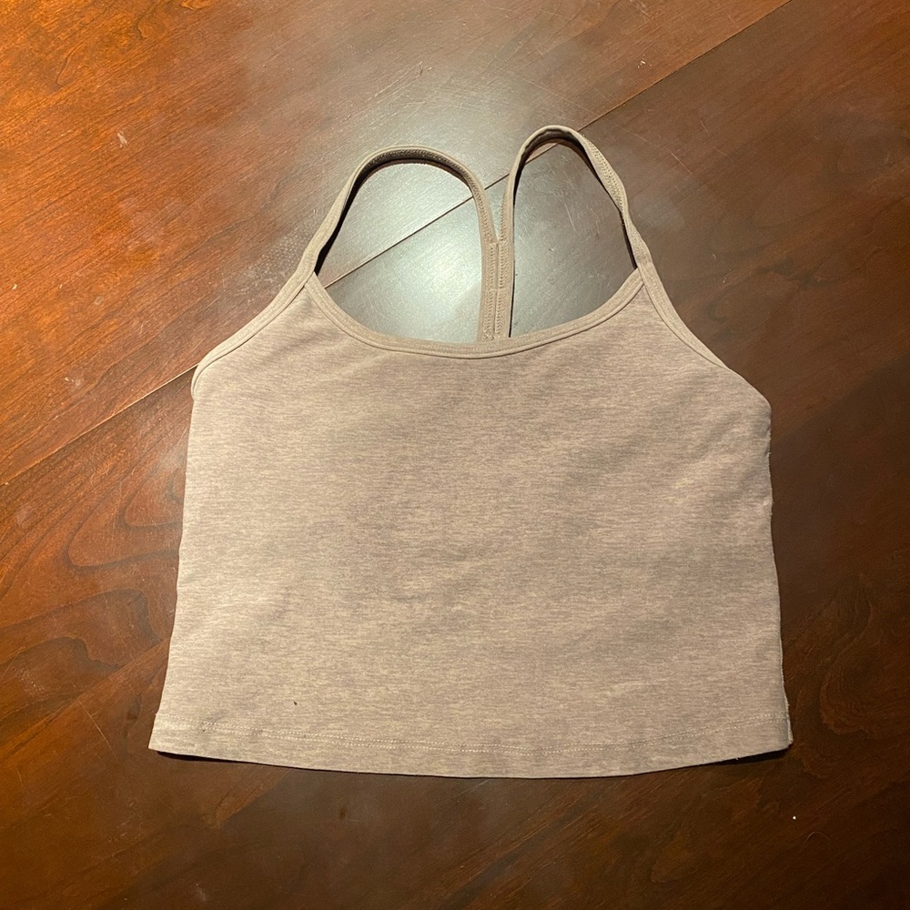 BUNDLE Beyond Yoga Spacedye Slim racer back cropped tank- Black and Taupe SMALL - Picture 4 of 7